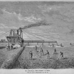 Bau des Kanals mit Hodgesschem Dampfer (Q.: Wikipedia)